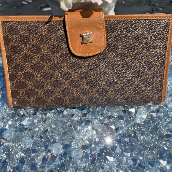 EUC CELINE MACADAM LONG WALLET - Picture 1 of 4